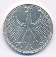 Német Szövetségi Köztársaság 1951J 5M Ag T:2 GFR 1951J 5 Mark Ag C:XF Krause KM#112.1