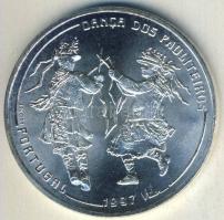 Portugália 1997. 1000Esc Ag "Pauliteiros táncosok" T:BU