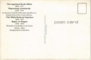 Vitéz nagybányai Horthy Miklós (1868-1957) Magyarország kormányzója - Az akroni Lórántffy Otthonnak ...