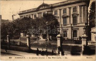 Bordeaux, Le Quartier-Général, Rue Vital-Carles (fa)