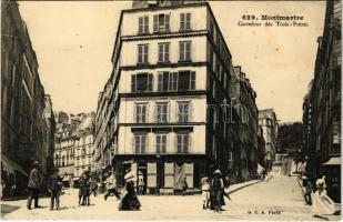 Paris, Montmartre, Carrefour des Trois-Freres, Boulangerie Viennoise / street view, Viennese bakery (tear)
