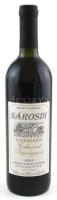 1998 Sárosdi Szekszárdi Cabernet Sauvignon, bontatlan palack száraz vörösbor, 12,5 % pincében szakszerűen tárolt, 0,75 l.
