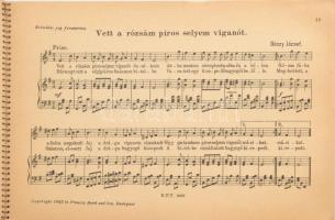 1943 Dóczy József nótáskönyve. Bp., Bárd Ferenc és Fia, 24 p. A borító Fenyves Sándor munkája. Kiadó...