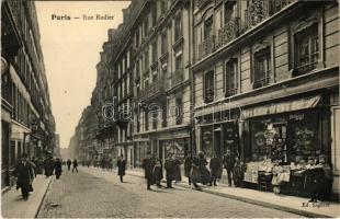 Paris, Rue Rodier / street view, shops (fa)