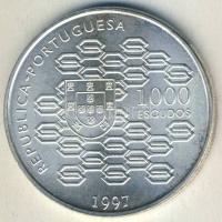 Portugália 1997. 1000Esc Ag "Credito Publico centenáriuma" T:BU