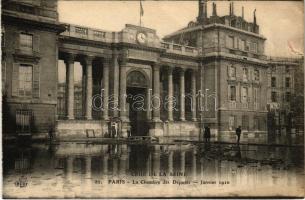 Paris, Crue de la Seine, La Chambre des Députés Janvier 1910 / flood (tear)