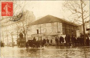 1910 Paris, Crue de la Seine Janvier 1910 / flood. photo (EK)