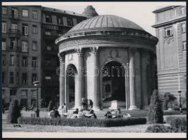 cca 1934 Budapest, Eskü tér, Erzsébet (Sisi) királyné mauzóleuma, 1 db mai nagyítás, 17,7x24 cm