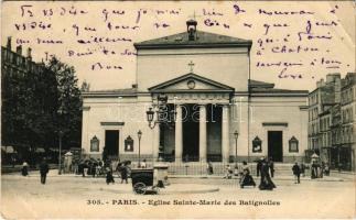 1904 Paris, Eglise Sainte-Marie des Batignolles / church (EB)