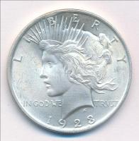 Amerikai Egyesült Államok 1923. 1$ Ag "Béke" T:1- 
USA 1923. 1 Dollar Ag "Peace"...
