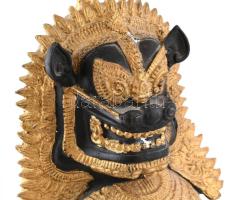 Jelzés nélkül: Antik Foo kutya. Öntött, patinázott, bronz szobor, korának megfelelő állapotban, m: 4...