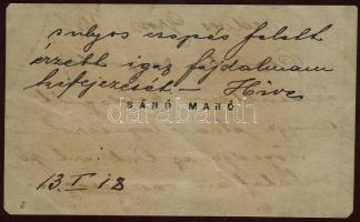 1913 Bánó Manó MTK ólomsúlyú országos bajnok sorai névjegykártyáján