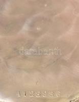 Omega zsebóra, Ezüst, jelzés nélkül (Ag), pikkelyes tokkal, jelzett tok, jelzett szerkezet: Omega, s...