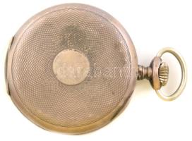 Ezüst (Ag) tokos, antik zsebóra, Brauswetter János Szeged, XIX. sz. vége körül. Másodpercmutatós, je...