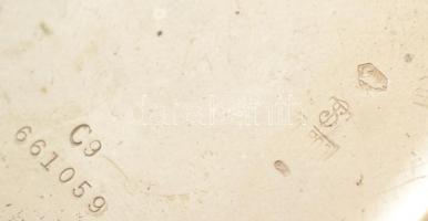 Ezüst (Ag) tokos, antik zsebóra, Brauswetter János Szeged, XIX. sz. vége körül. Másodpercmutatós, je...