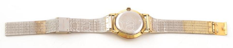 Cornavin 17 köves mechanikus svájci karóra, másodpercmutatós, jelzett tokkal, fém szíjjal, működik, ...