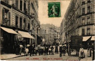 1916 Paris, Rue de la Jonquiere / street view, hotel. TCV card (EB)