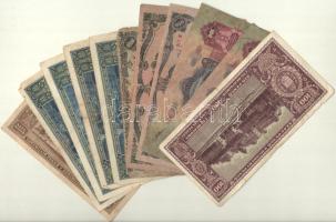 11db-os Pengő bankjegytétel T:III,III-