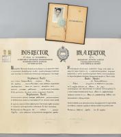 1964 ELTE jogi diploma és hozzá tartozó leckekönyv