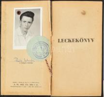 1964 ELTE jogi diploma és hozzá tartozó leckekönyv