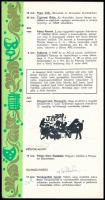1971 VI. Hajdúsági Farsang '71 műsorfüzete. Debrecen, Szabadság-ny., megjelent 3000 példányban,...