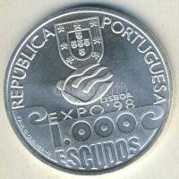 Portugália 1999. 1000Esc Ag "Millenium" T:BU