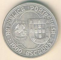 Portugália 1995. 1000Esc Ag "II. János halálának 500. évfordulója" T:BU