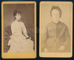 cca 1870-1890 össz. 8 db portré balassagyarmati műtermekből (Országh István, Stephany Otto, Szkladán...