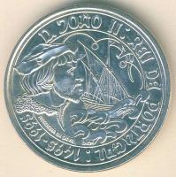 Portugália 1995. 1000Esc Ag "II. János halálának 500. évfordulója" T:BU