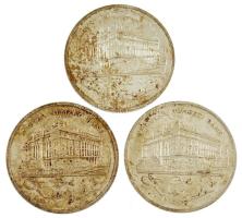 1992. 200Ft Ag "MNB" (3x) T:1-,2 patina 
Adamo F13