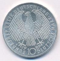 Német Szövetségi Köztársaság 1989G 10M Ag "40 éves az NSZK" T:1,1- 
Federal Republic Germ...