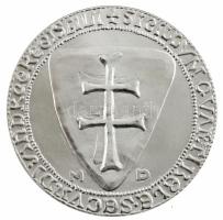 Szabó Géza (1939-2018) DN "IV. Béla király bullája" peremen jelzett Ag emlékérem bársony d...