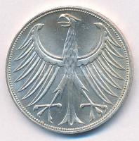 Német Szövetségi Köztársaság 1969G 5M Ag T:1- kis patina
FRG 1969G 5 Mark Ag C:AU small patina
Kra...