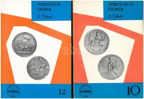 Huszár Lajos: Régi magyar emlékérmek - Történeti Érmek II. Újkor (1526-1657). Magyar Éremgyűjtők Egyesülete, Budapest, 1973. + Huszár Lajos: Régi magyar emlékérmek - Történeti Érmek II. Újkor (1657-1705). Magyar Éremgyűjtők Egyesülete, Budapest, 1975. Újszerű állapotban.