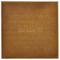 Törzsök Károly (1906-1964) 1948. "Petőfi Érem 1848-1948 / A demokratikus dolgozatverseny győzet...