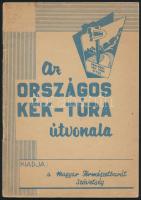 1961 Az Országos Kék-Túra útvonala. Összeáll.: Sütő-Nagy Attila. Bp., 1961., Magyar Természetbarát Szövetség. Második kiadás. Kiadói papírkötés, kitöltetlen.