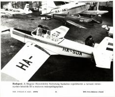 2db nagyméretű fekete-fehér fotó repülőgépekről