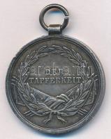 1914. "Ferenc József II. osztályú Ezüst Vitézségi Érem" jelzetlen Ag kitüntetés mellszalag...