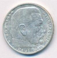 Német Harmadik Birodalom 1936G 2M Ag "Hindenburg" T:2 patina, kis karc
German Third Reich...