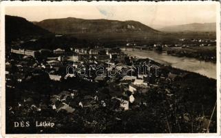 Dés, Dej; látkép, híd / general view, bridge (fl)