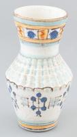 Iparművészeti vállalatos Gorka kerámia váza, jelzett, kopásnyomokkal, m: 15 cm