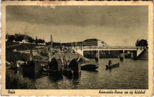 1939 Baja, Kamarás-Duna (Sugovica) és az új híd (lyuk / pinhole)