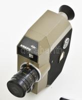 Kvarc szovjet, 8mm-es filmfelvevő kamera, dobozban, nincs kipróbálva