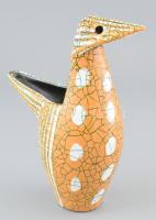 Iparművészeti Gorka, madaras váza, jelzés nélkül, hibátlan, m: 23 cm