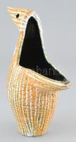 Iparművészeti Gorka, madaras váza, jelzés nélkül, hibátlan, m: 23 cm
