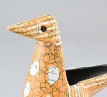 Iparművészeti Gorka, madaras váza, jelzés nélkül, hibátlan, m: 23 cm