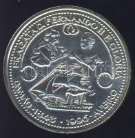 Portugália 1996. 1000Esc Ag "II.Ferdinánd és Gloria fregatt" T:BU