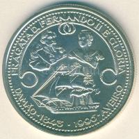 Portugália 1996. 1000Esc Ag "II.Ferdinánd és Gloria fregatt" T:BU