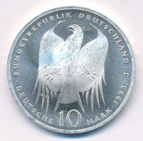 Németország 1993J 10M Ag "Robert Koch" T:1,1- 
Germany 1993J 10 Mark Ag "Robert Koch...