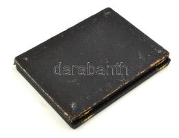 Ezüst (Ag) nyelű angol reggelizőkés, sérült dobozban, jelzett, h: 17 cm